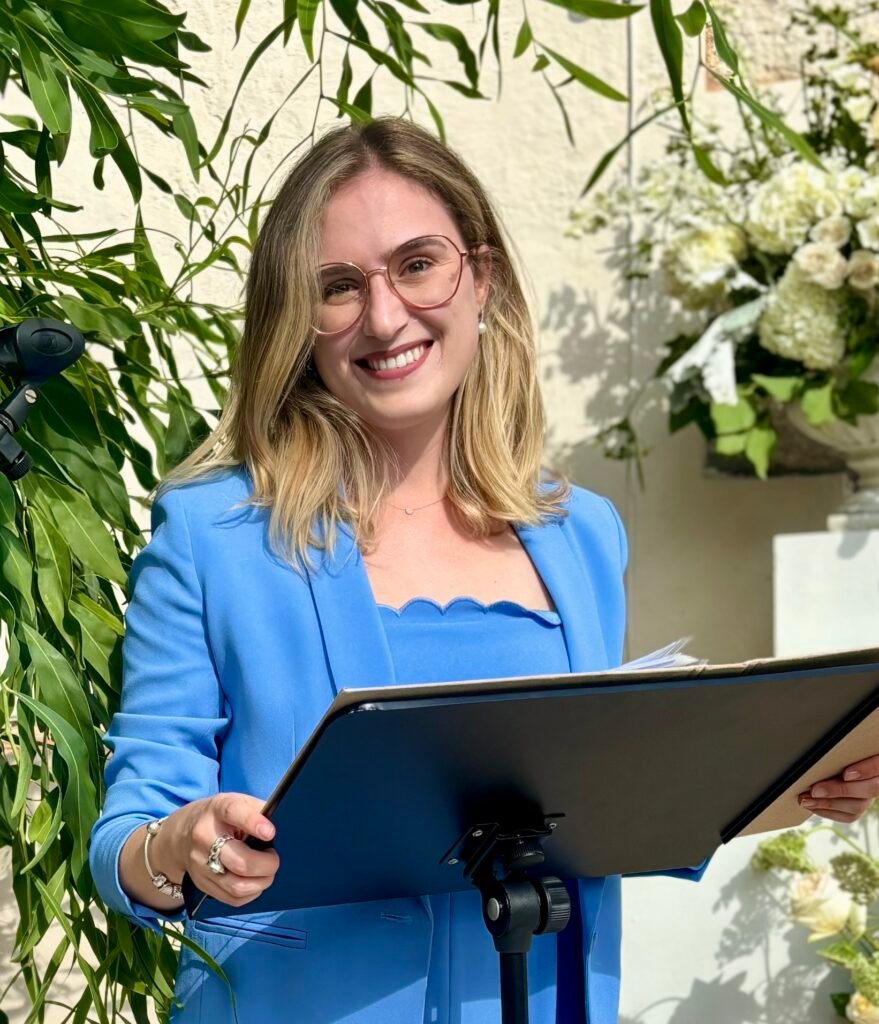 founder of Amoris Weddings, destination wedding planner for Swiss couples getting married in Barcelona and Costa Brava